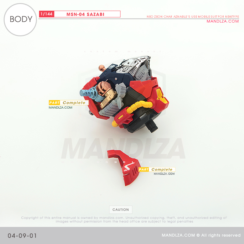 RG] MSN-04 SAZABI BODY 04-09