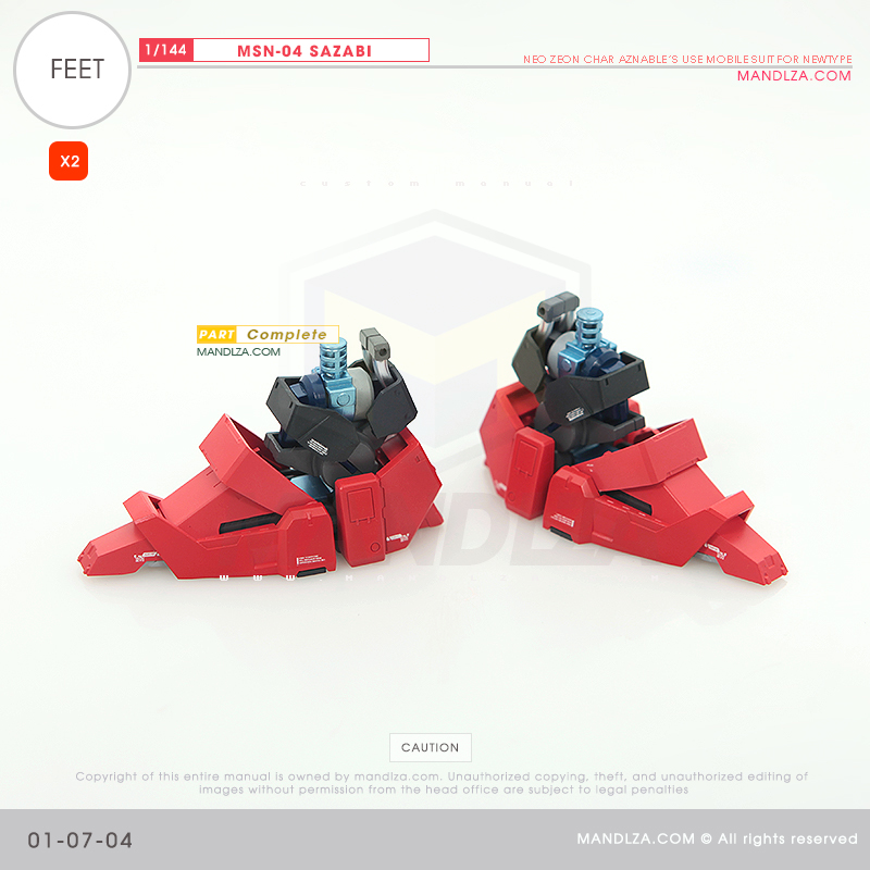 RG] MSN-04 SAZABI FEET 01-07