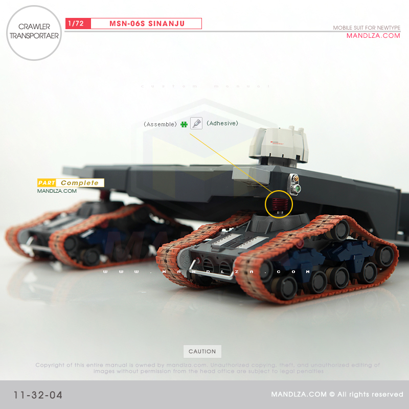 INJECTION] MSN-06S SINANJU CRAWLER TRANSPORTER 11-32