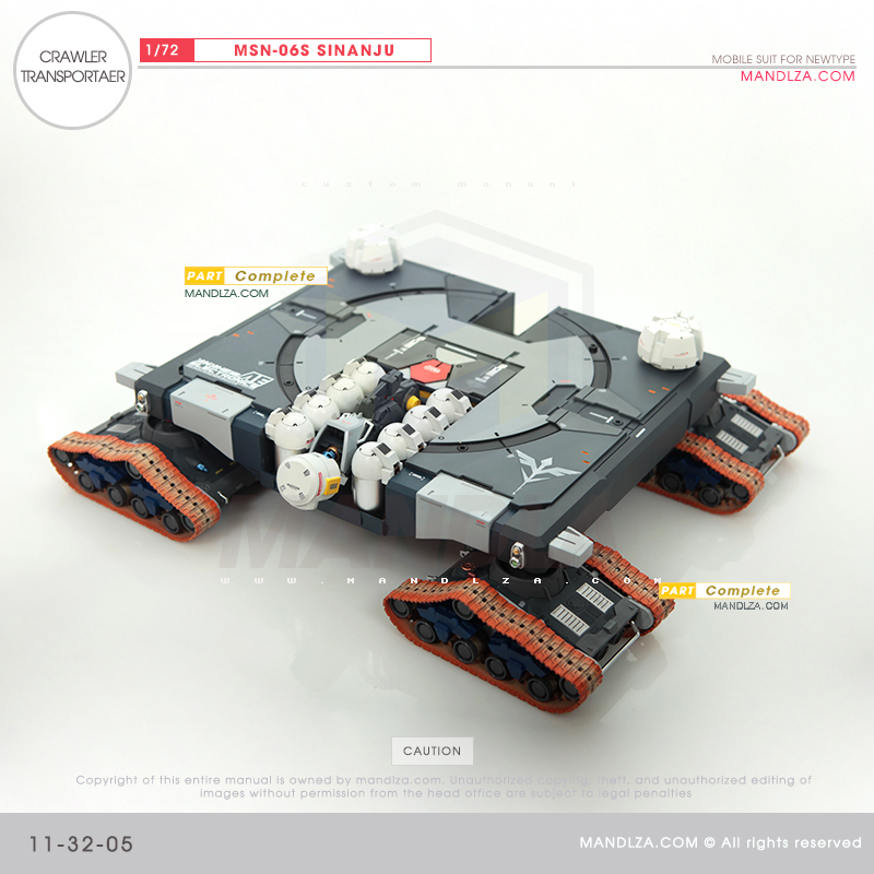 INJECTION] MSN-06S SINANJU CRAWLER TRANSPORTER 11-32