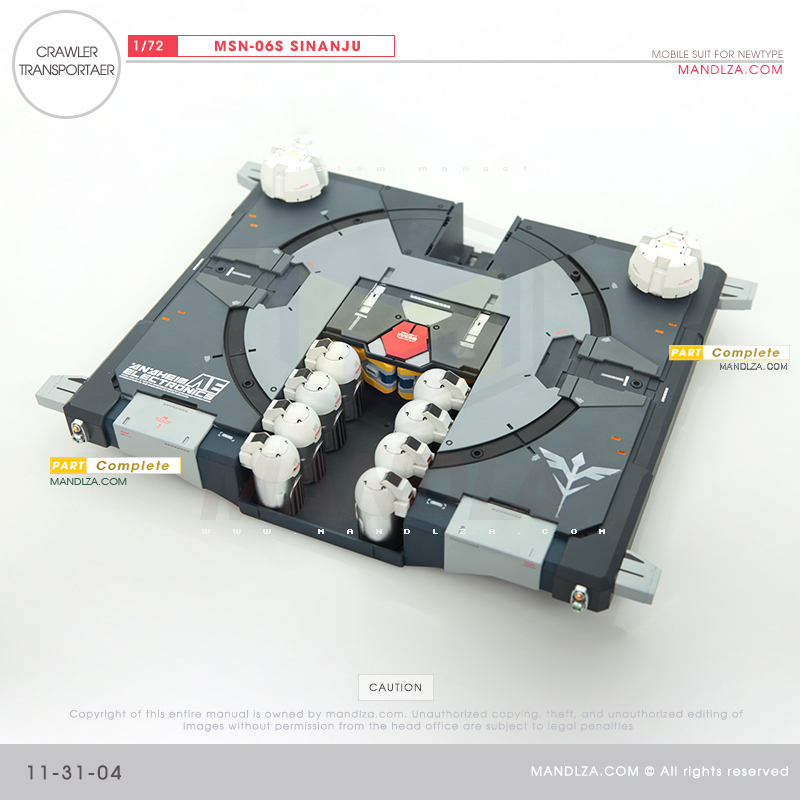 INJECTION] MSN-06S SINANJU CRAWLER TRANSPORTER 11-31