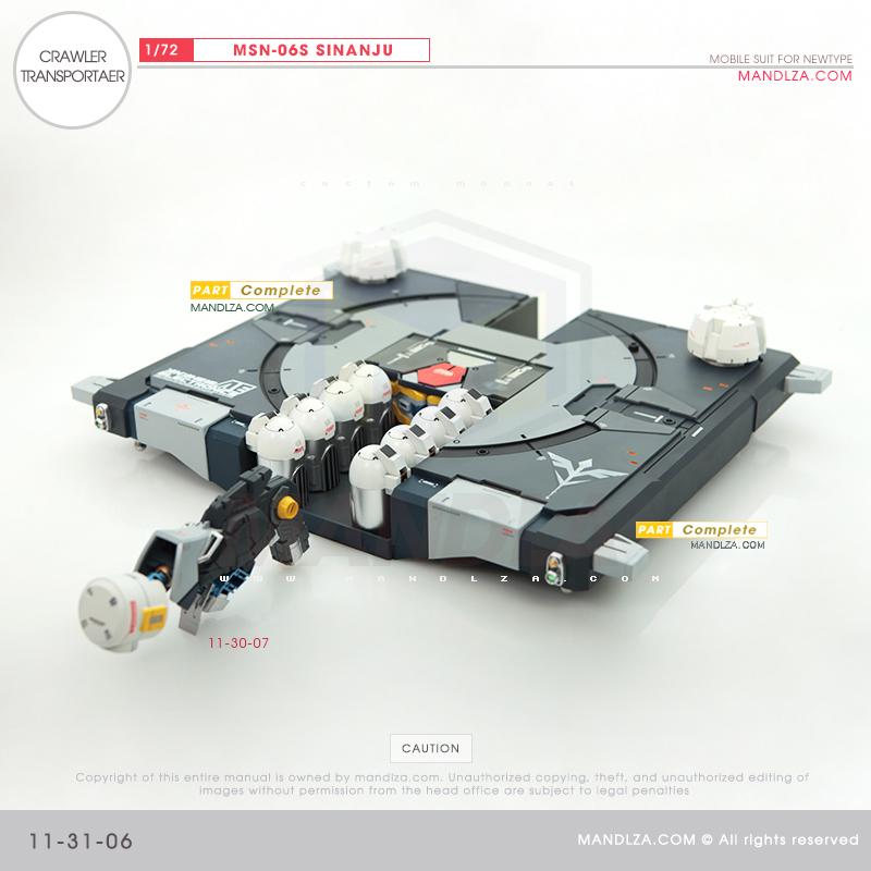 INJECTION] MSN-06S SINANJU CRAWLER TRANSPORTER 11-31