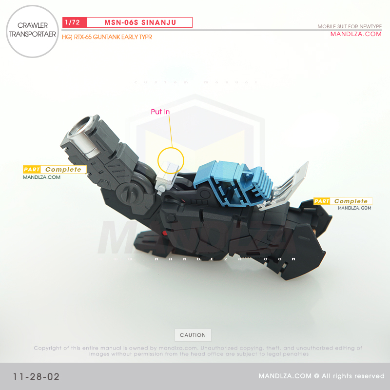 INJECTION] MSN-06S SINANJU CRAWLER TRANSPORTER 11-28