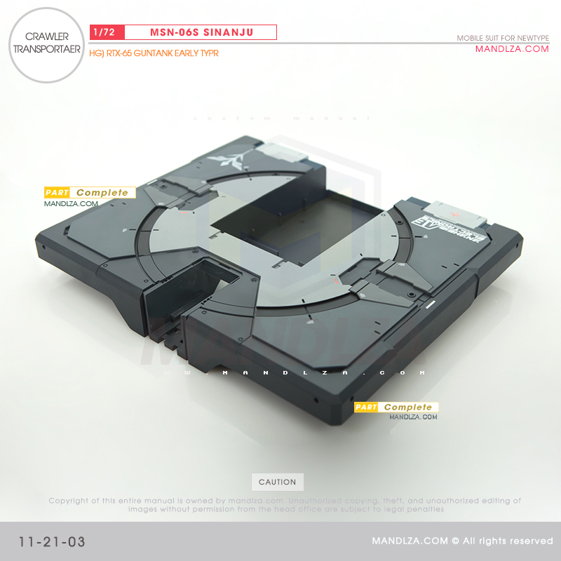 INJECTION] MSN-06S SINANJU CRAWLER TRANSPORTER 11-21