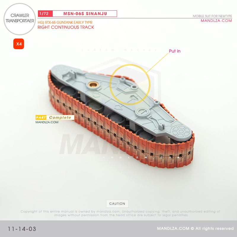 INJECTION] MSN-06S SINANJU CRAWLER TRANSPORTER 11-14