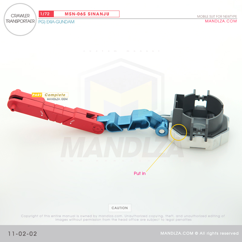 INJECTION] MSN-06S SINANJU CRAWLER TRANSPORTER 11-02