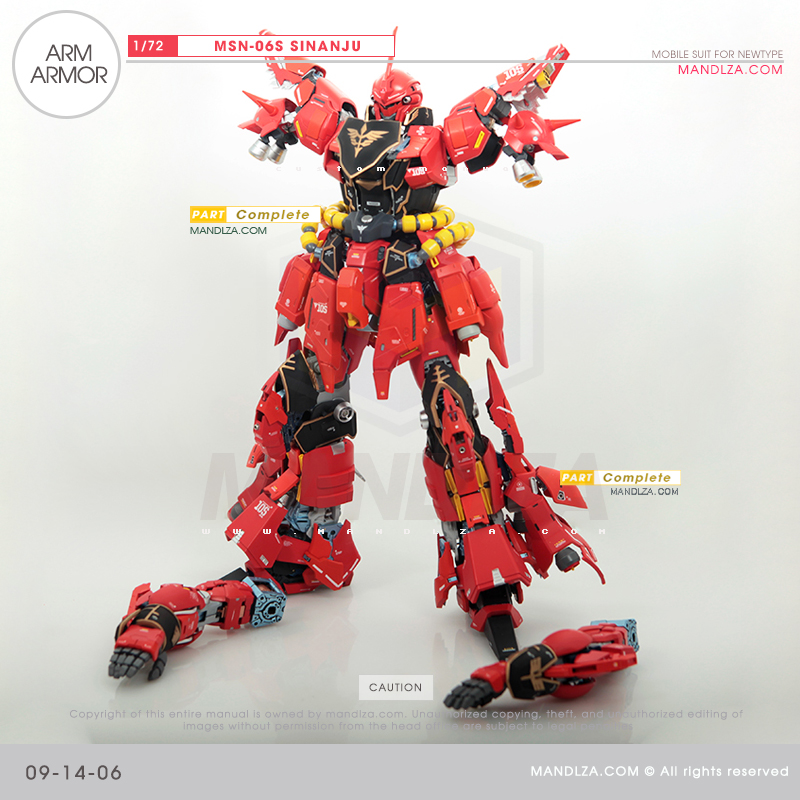 MSN-06S SINANJU ARM-ARMOR 09-14