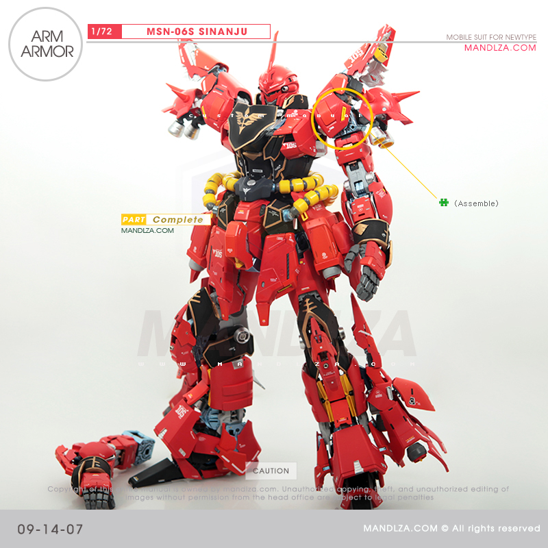 MSN-06S SINANJU ARM-ARMOR 09-14