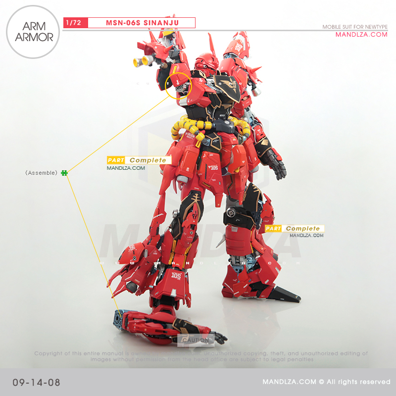 MSN-06S SINANJU ARM-ARMOR 09-14