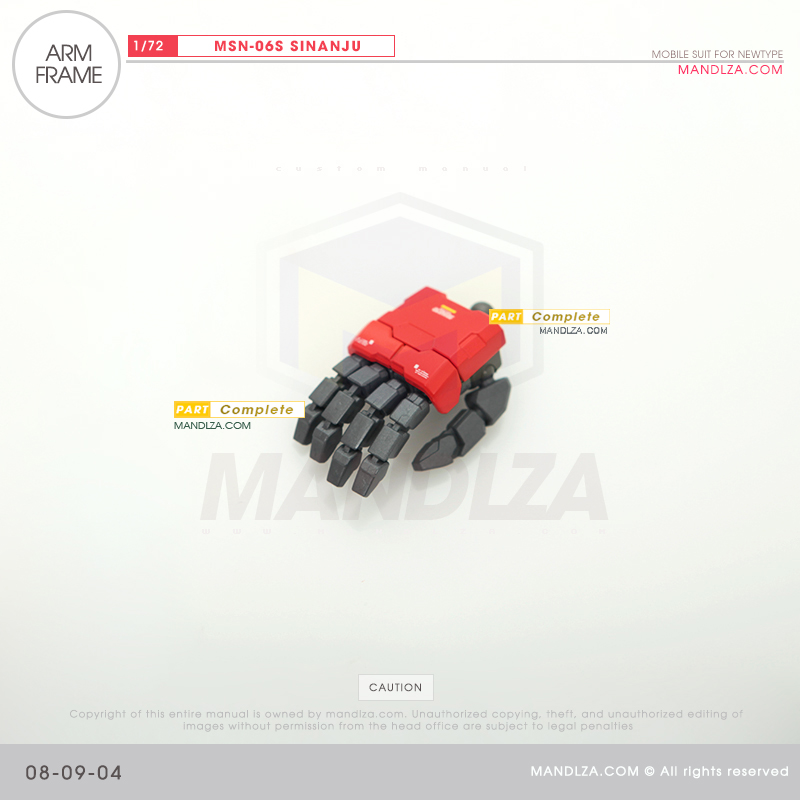 MSN-06S SINANJU ARM-FRAME 08-09