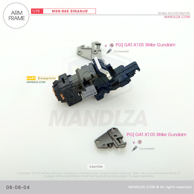 MSN-06S SINANJU ARM-FRAME 08-08