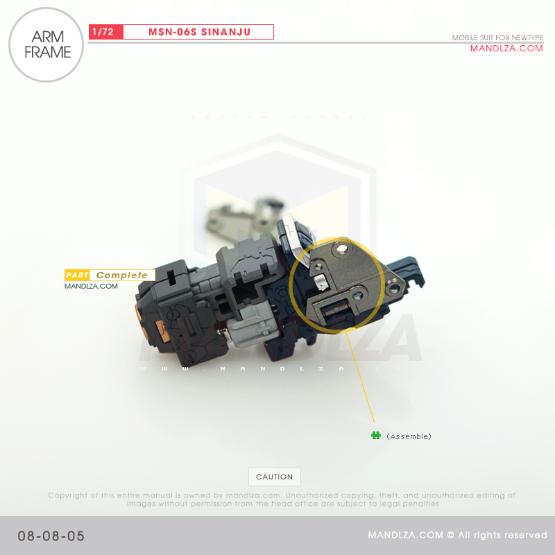 MSN-06S SINANJU ARM-FRAME 08-08