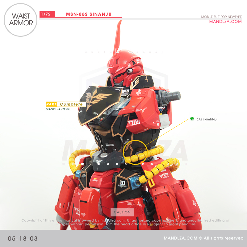 MSN-06S SINANJU WAIST ARMOR 05-18