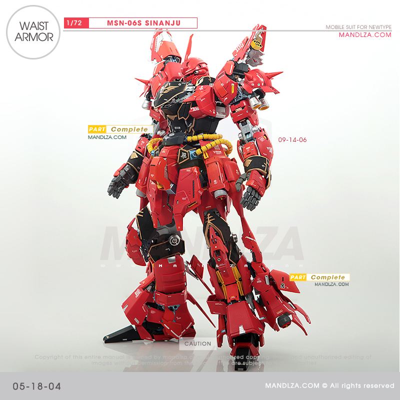 MSN-06S SINANJU WAIST ARMOR 05-18