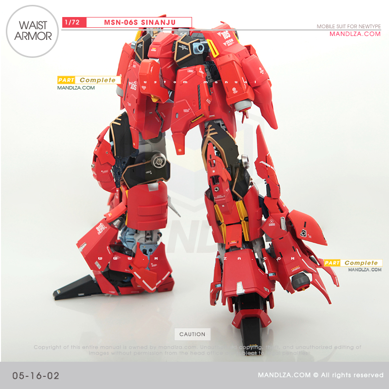 MSN-06S SINANJU WAIST ARMOR 05-16