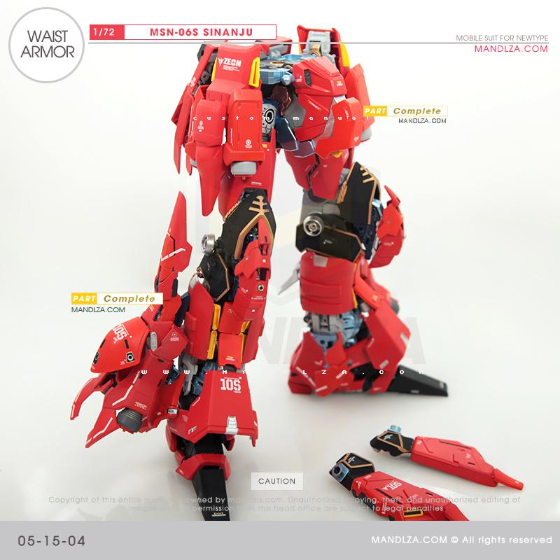 MSN-06S SINANJU WAIST ARMOR 05-15