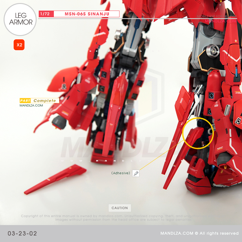 MSN-06S SINANJU LEG ARMOR 03-23