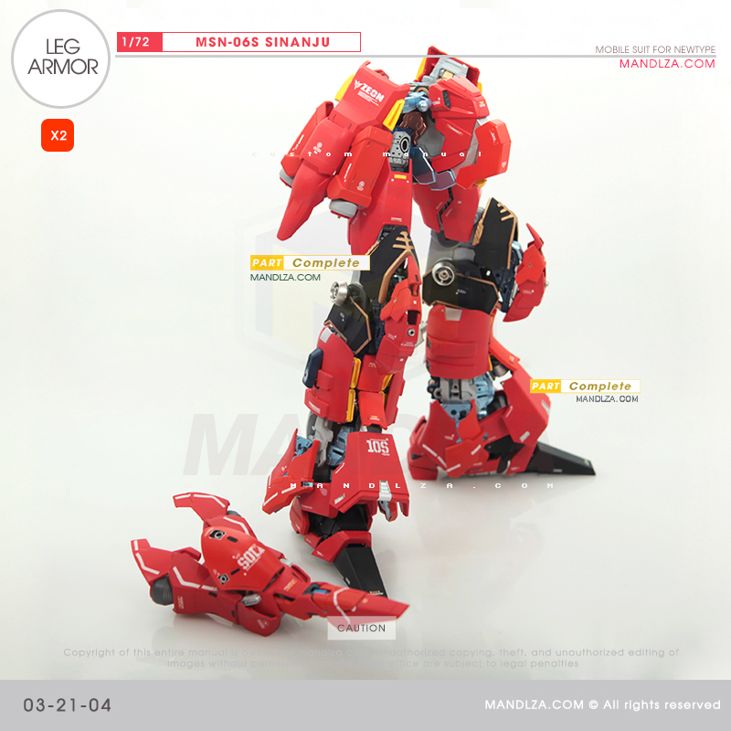 MSN-06S SINANJU LEG ARMOR 03-21