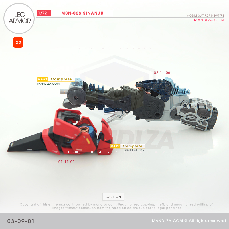 MSN-06S SINANJU LEG ARMOR 03-09