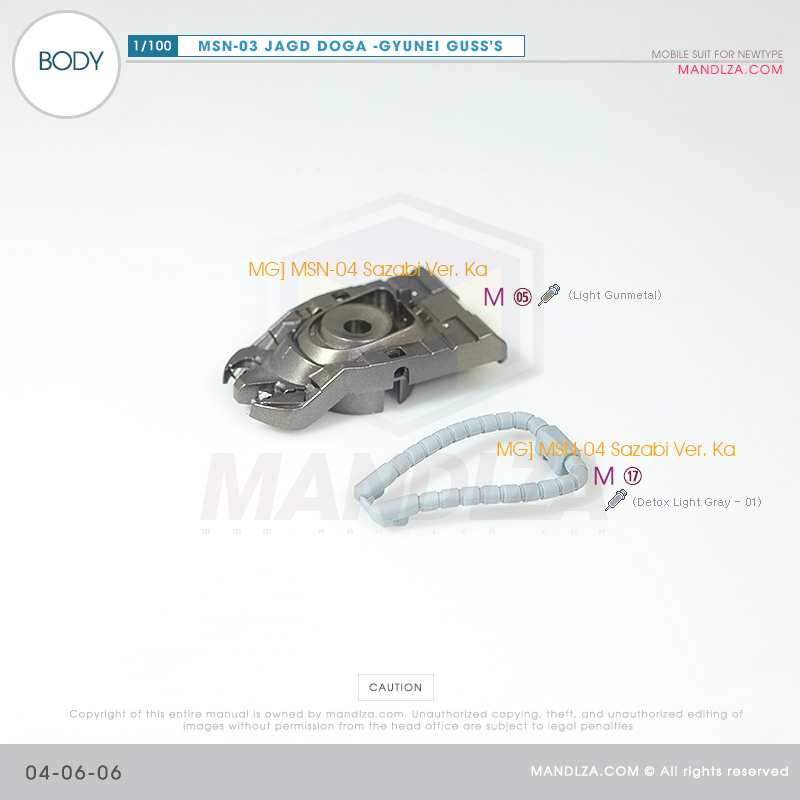 MSN-03 JAGD DOGA BODY 04-06