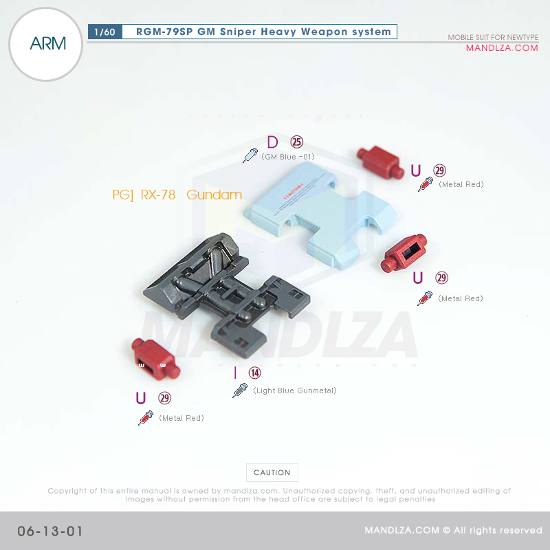 PG] RGM-79SP GM SNIPER ARM 06-13