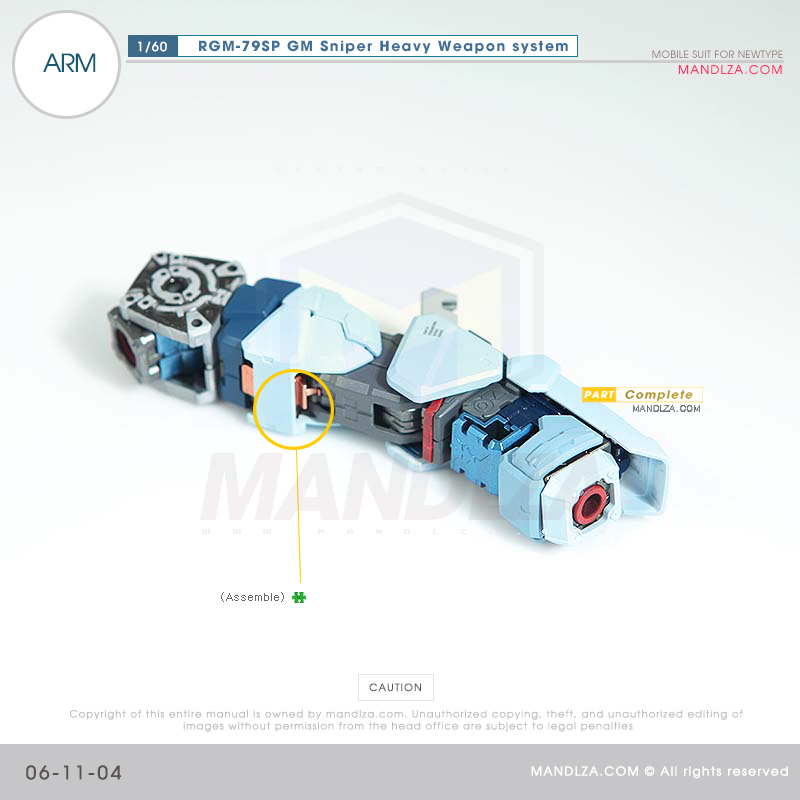 PG] RGM-79SP GM SNIPER ARM 06-11