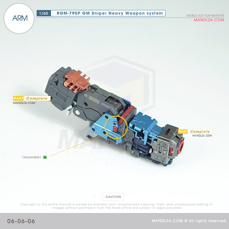 PG] RGM-79SP GM SNIPER ARM 06-06