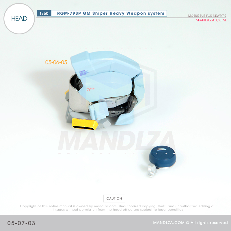 PG] RGM-79SP GM SNIPER HEAD 05-07