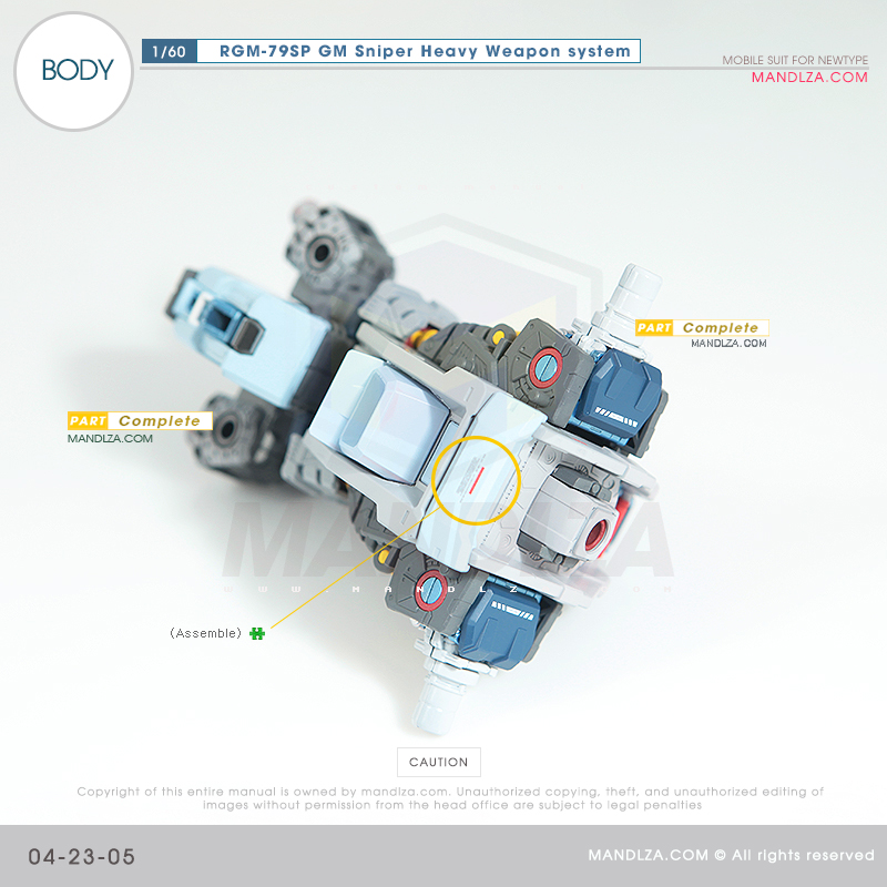 PG] RGM-79SP GM SNIPER BODY 04-23