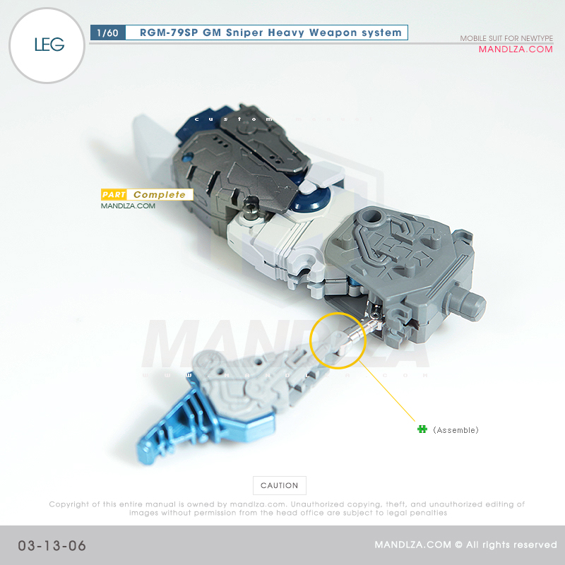 PG] RGM-79SP GM SNIPER LEG 03-13