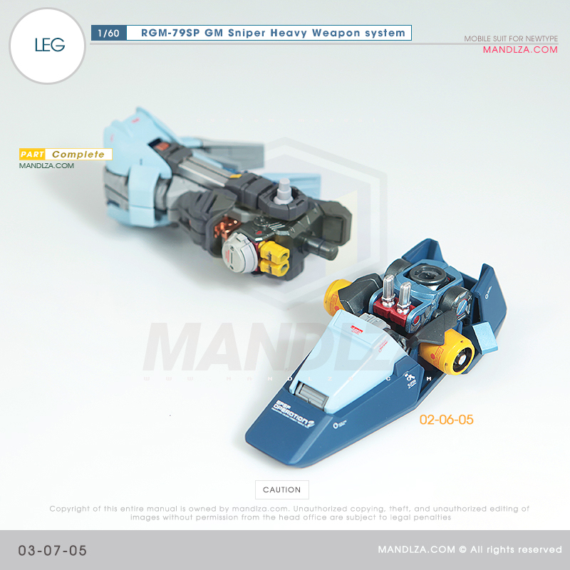 PG] RGM-79SP GM SNIPER LEG 03-07