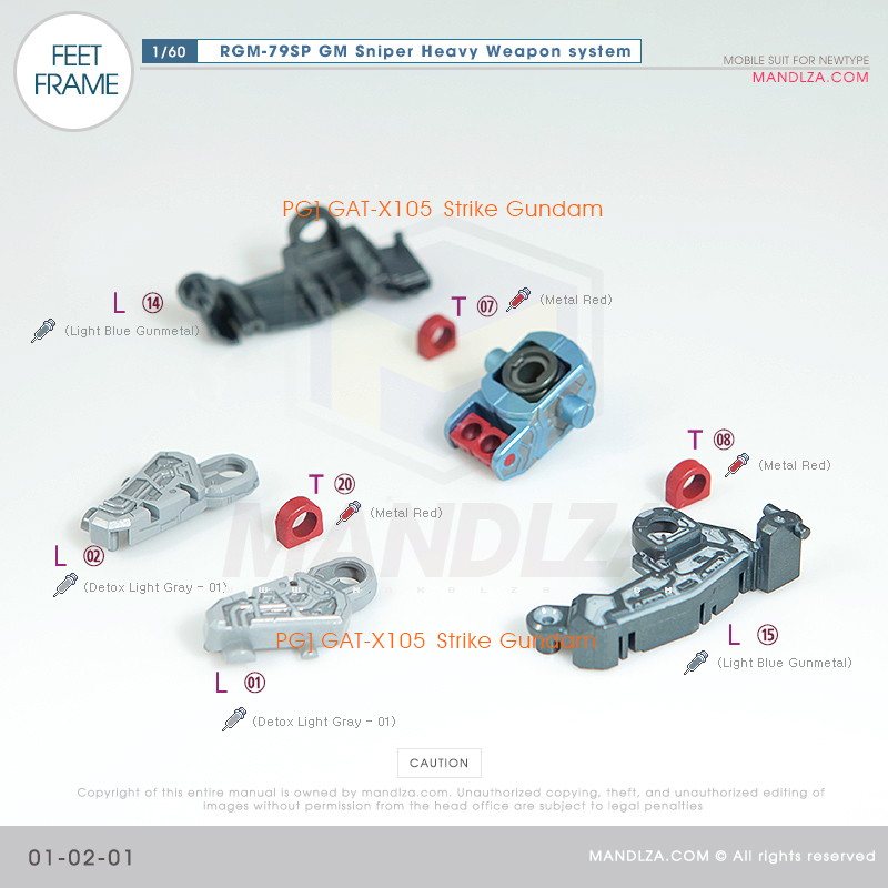 PG] RGM-79SP GM SNIPER FEET FRAME 01-02