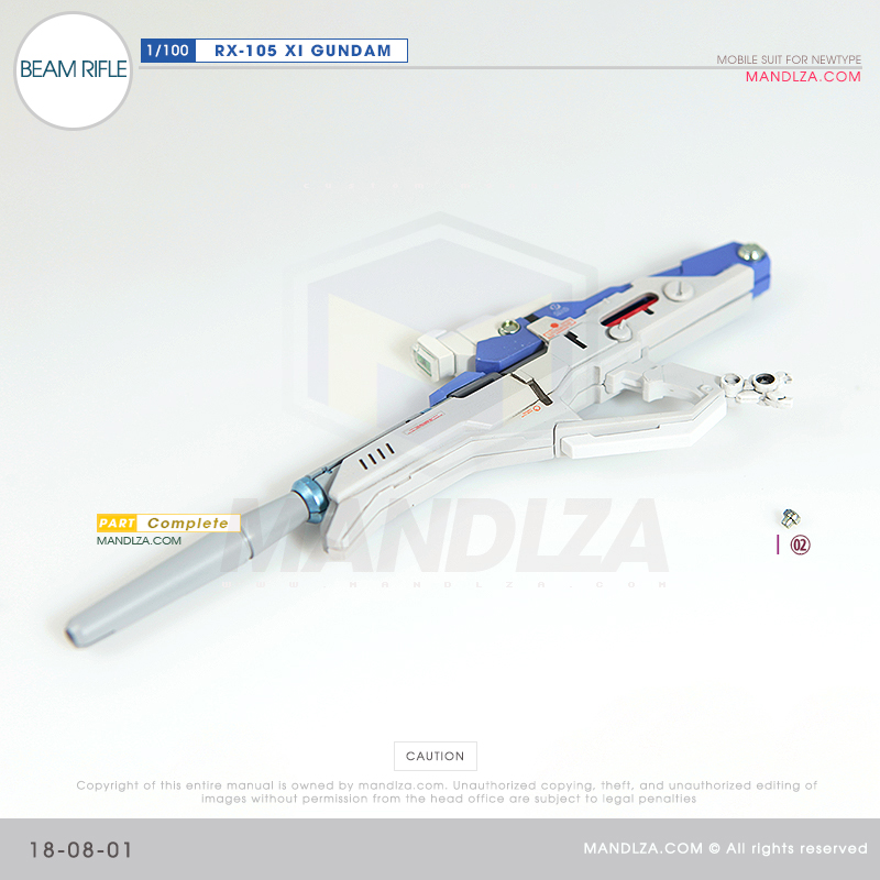 INJECTION] RX-105 XI GUNDAM BEAM RIFLE 18-08
