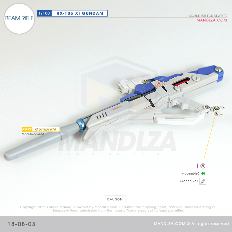 INJECTION] RX-105 XI GUNDAM BEAM RIFLE 18-08