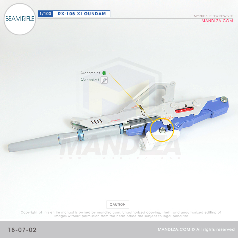 INJECTION] RX-105 XI GUNDAM BEAM RIFLE 18-07