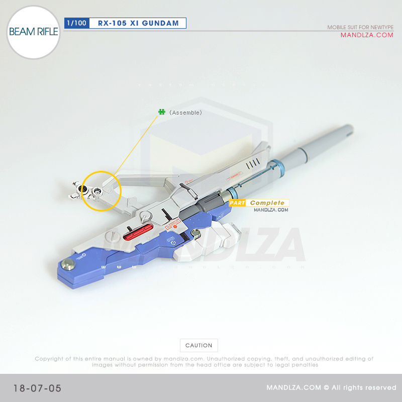 INJECTION] RX-105 XI GUNDAM BEAM RIFLE 18-07