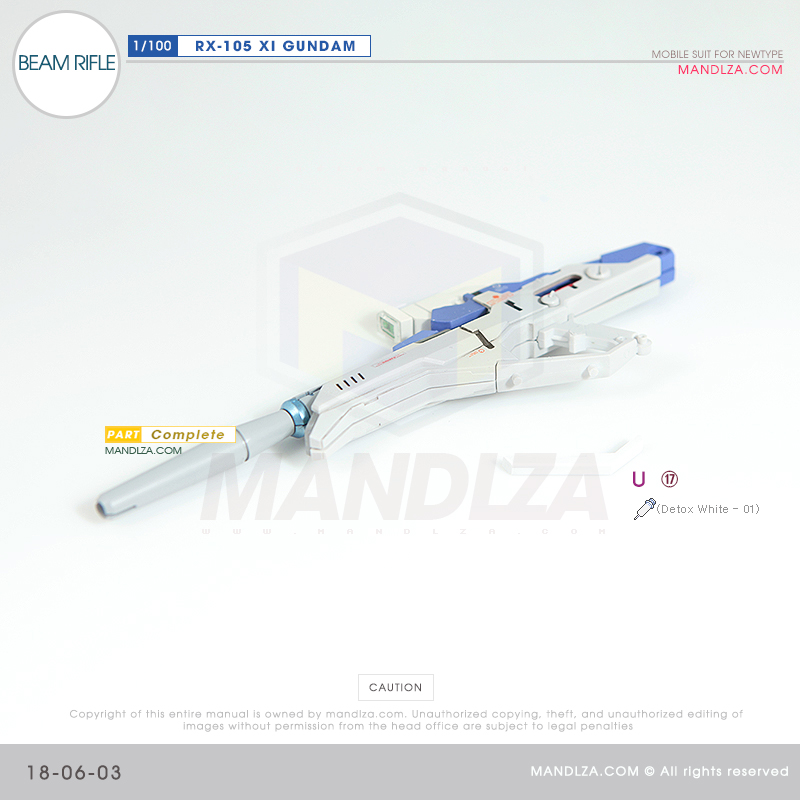 INJECTION] RX-105 XI GUNDAM BEAM RIFLE 18-06