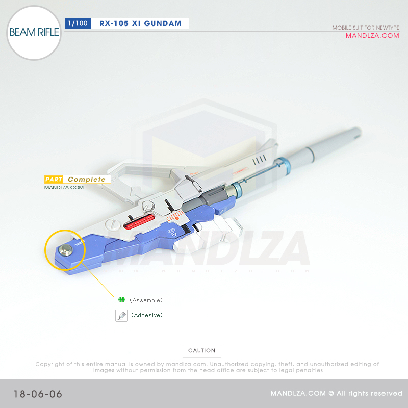 INJECTION] RX-105 XI GUNDAM BEAM RIFLE 18-06