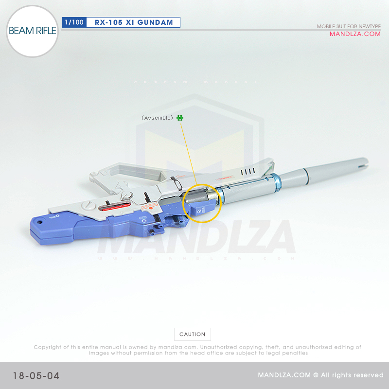 INJECTION] RX-105 XI GUNDAM BEAM RIFLE 18-05