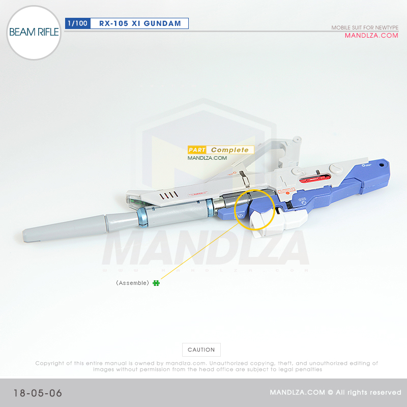 INJECTION] RX-105 XI GUNDAM BEAM RIFLE 18-05