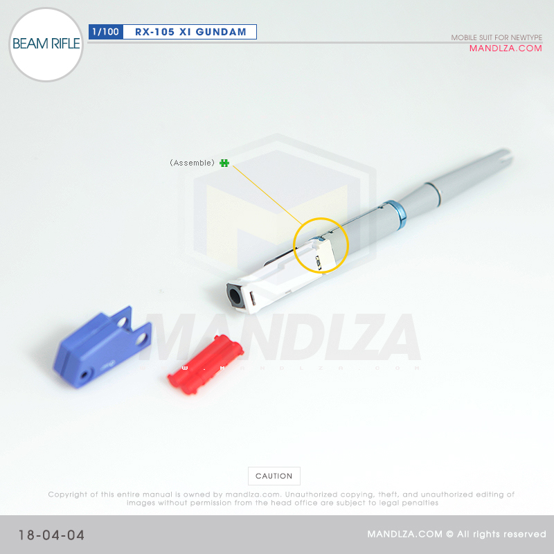 INJECTION] RX-105 XI GUNDAM BEAM RIFLE 18-04