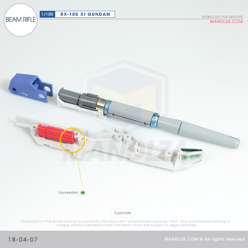 INJECTION] RX-105 XI GUNDAM BEAM RIFLE 18-04