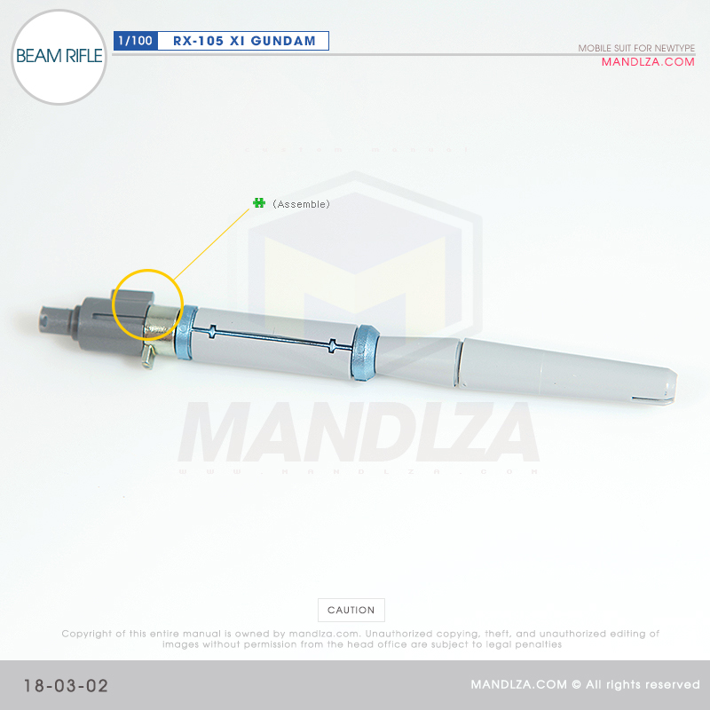 INJECTION] RX-105 XI GUNDAM BEAM RIFLE 18-03