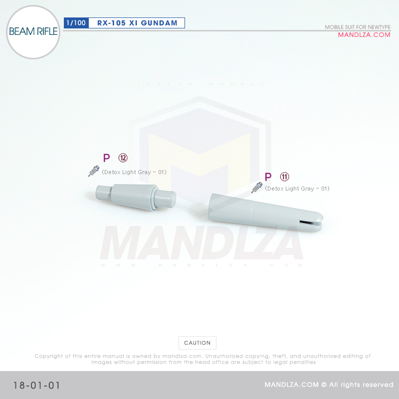 INJECTION] RX-105 XI GUNDAM BEAM RIFLE 18-01