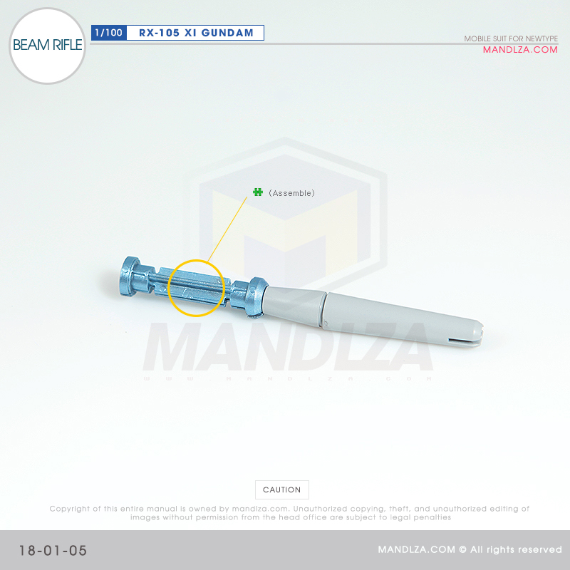 INJECTION] RX-105 XI GUNDAM BEAM RIFLE 18-01