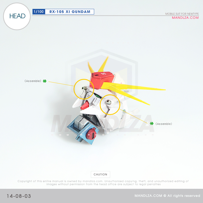 INJECTION] RX-105 XI GUNDAM HEAD 14-08