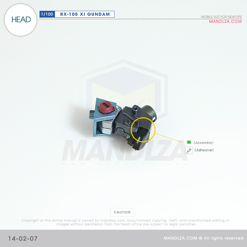 INJECTION] RX-105 XI GUNDAM HEAD 14-02