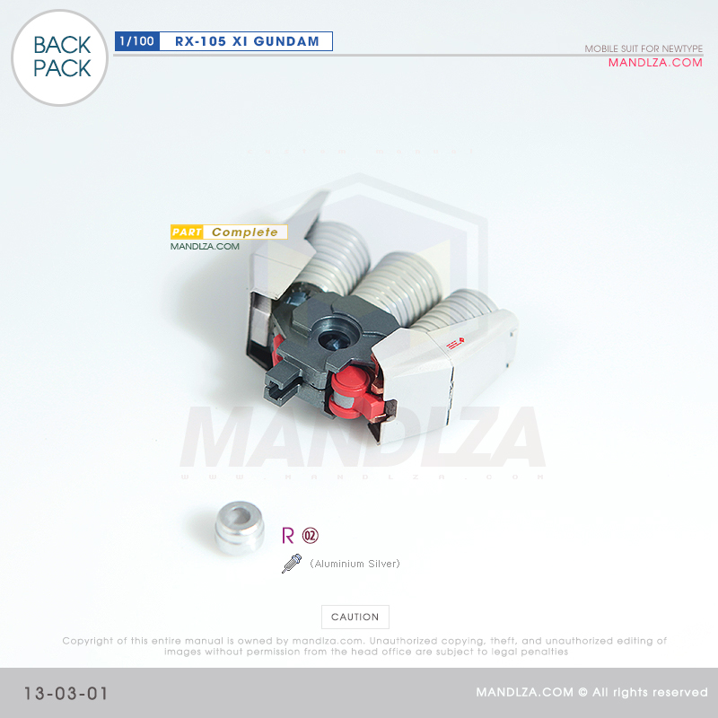 INJECTION] RX-105 XI GUNDAM BACL-PACK 13-03