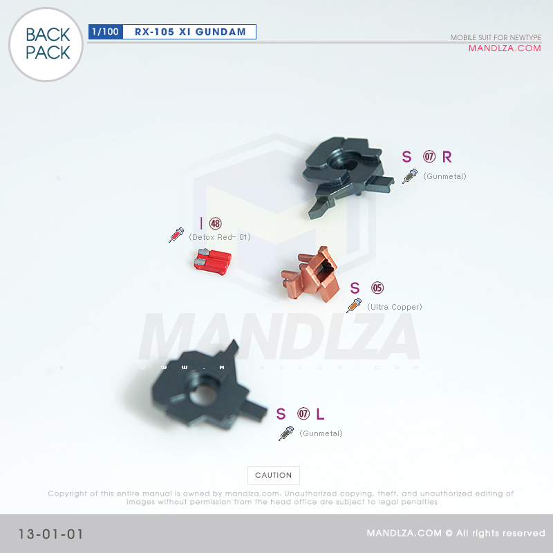 INJECTION] RX-105 XI GUNDAM BACL-PACK 13-01