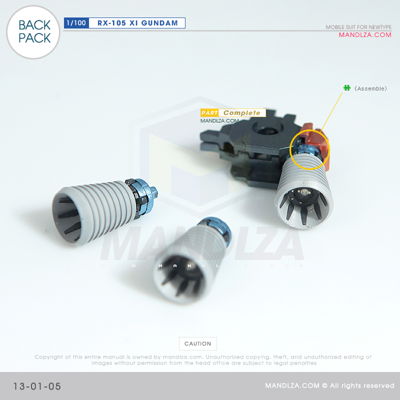 INJECTION] RX-105 XI GUNDAM BACL-PACK 13-01